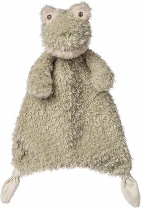 Mary Meyer Lovey for Babies Again Friends Soft Snuggle Toy Made from Recycled Materials, 11-Inches, Frog