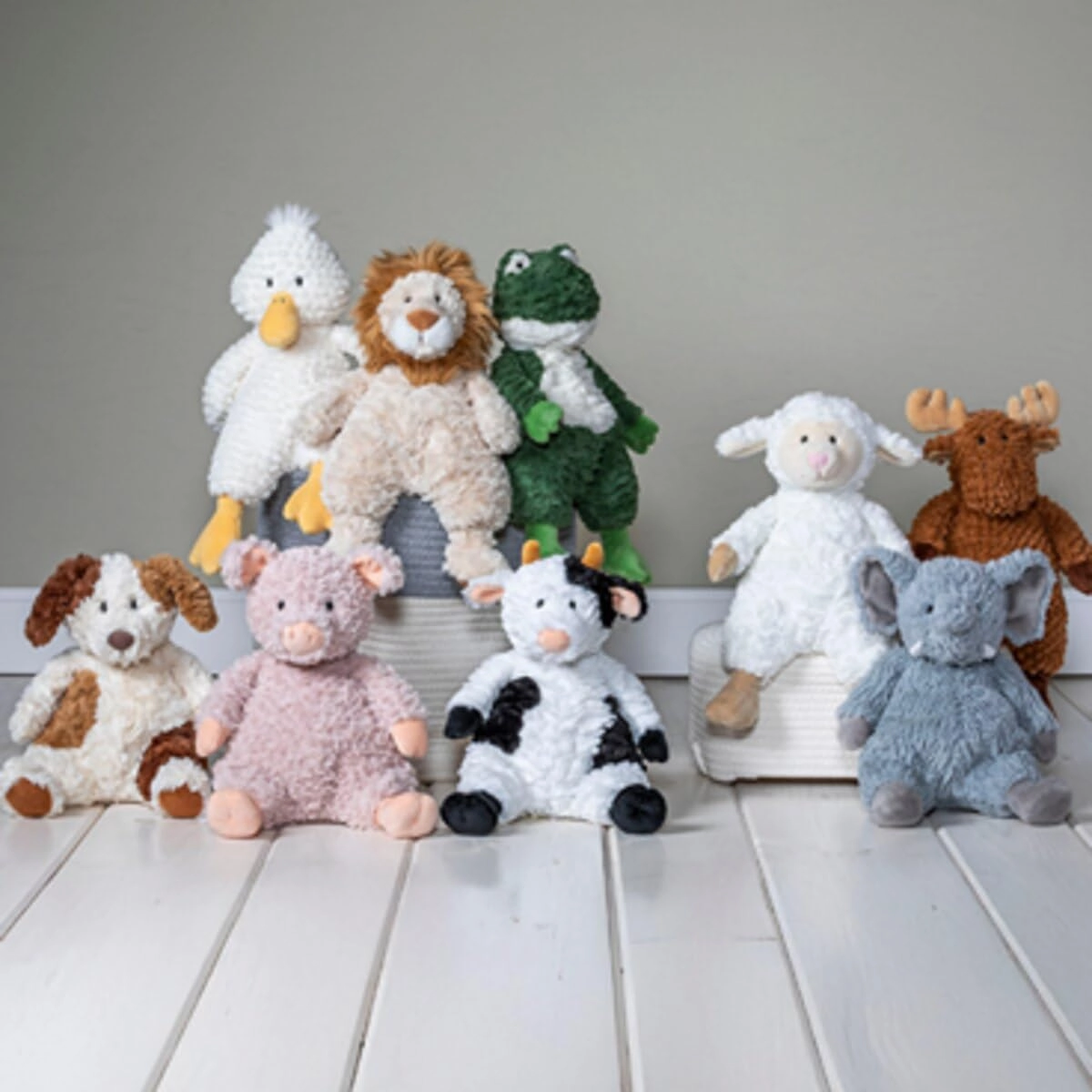Mary Meyer Stuffed Animal Snuggable Plush Soft Toy, 14-Inches, Moose
