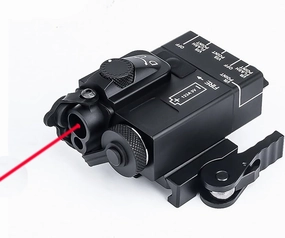 Metal Red/Green/Blue Laser Box Sights with IR Laser   Strobe/Momentary/Constant Modes (Whitelight LED 240 Lumens Flashlight)，with Pressure Switch，for 20mm Rail