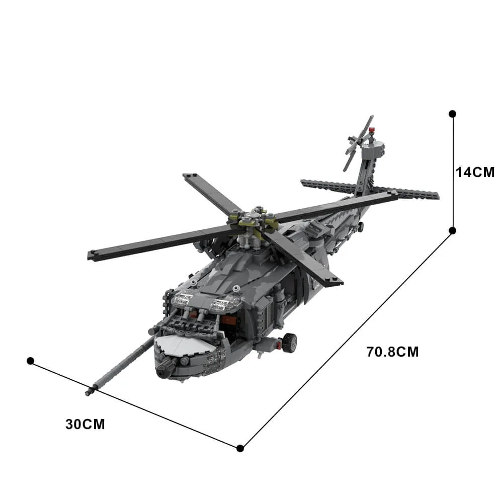 MH-60L pave hawk MOC 1213pcs