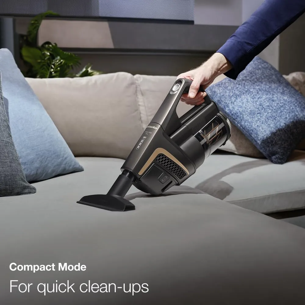 Miele Triflex HX1 Pro - Cordless vacuum cleaner with innovative 3in1 design, additional battery for 120 min total run-time - Infinity Grey Pearl Finish