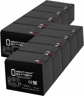 Mighty Max Battery 12V 12Ah UPS Battery for Hoveround Activa Mini Wheelchair - 10 Pack