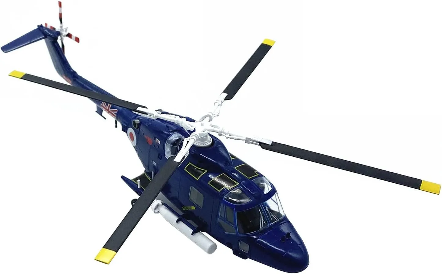 Military Fighter Plastic Die Cast Model, 1/72 Scale British Lynx HAS2 Helicopter Model, Adult Toys and Decorations, 10.7 x 4.3Inch