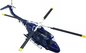 Military Fighter Plastic Die Cast Model, 1/72 Scale British Lynx HAS2 Helicopter Model, Adult Toys and Decorations, 10.7 x 4.3Inch