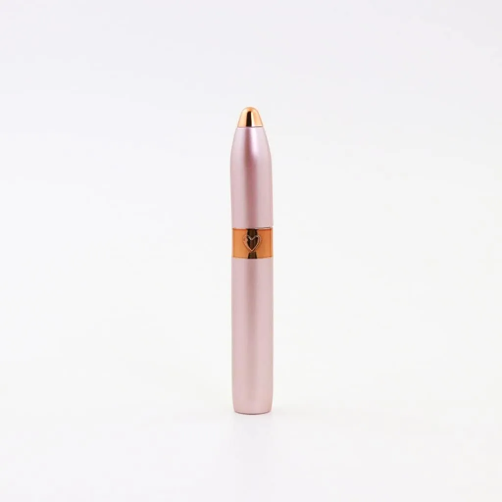 Mini Electric Eyebrow Trimmer Pen - Rose Gold