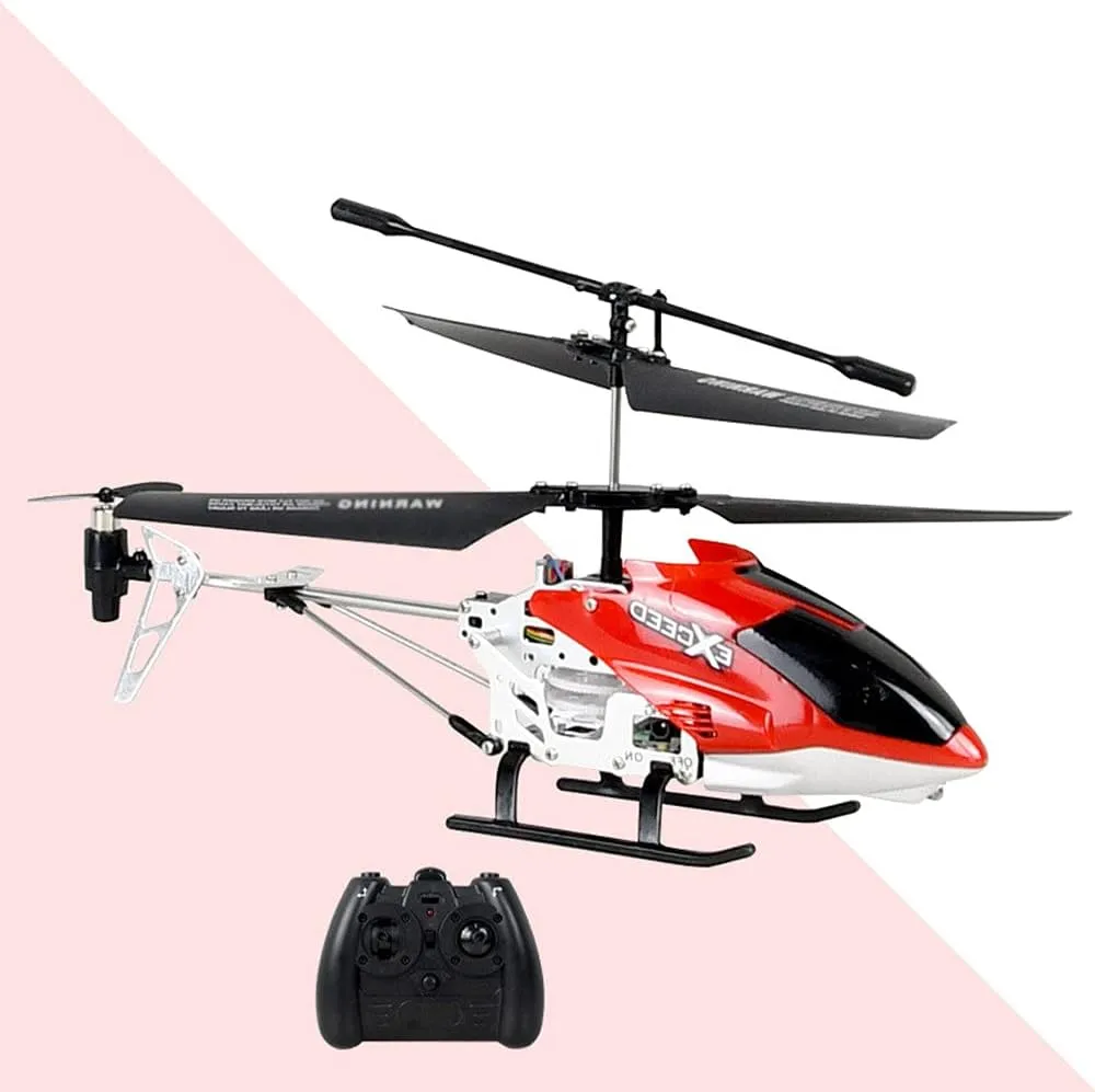 Mini Helicopter 2.4GHz RC Helicopter Electric RC Aircraft 3 Channel Gyro Remote Control Aircraft Crash Resistant Boy Toy Airplane Gifts for Children and Adults