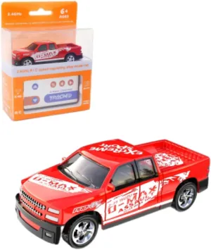 Mini Rc Drift Car, 1/64 Scale Alloy Truck, Remote Control 4x4 Off-Road Vehicle, USB Rechargeable, Mini Toys for Kids Adult