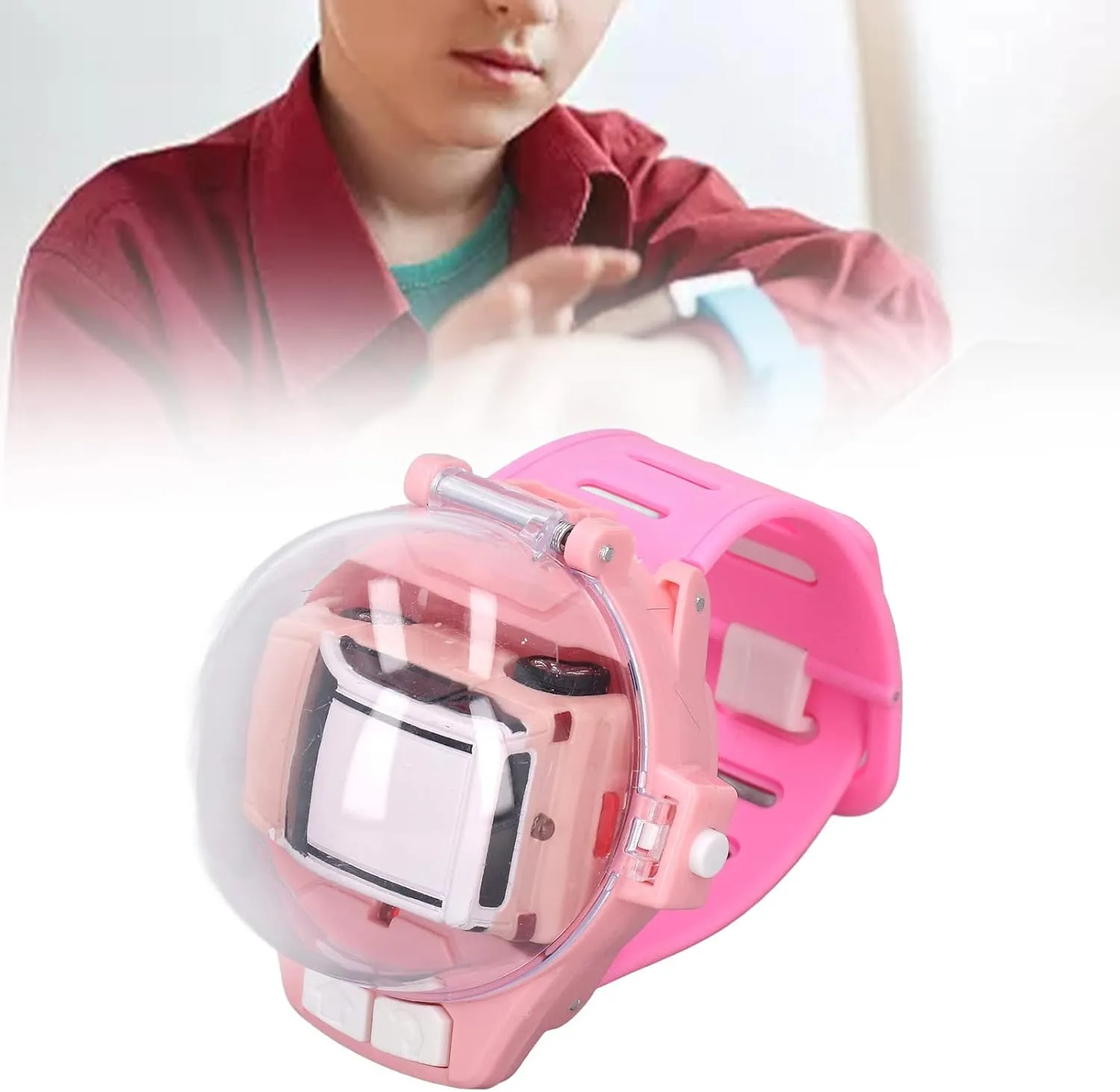 Mini Remote Control Car Watch Toys Detachable USB Charging Wrist Racing Car Watch for Boys and Girls Birthday Gift