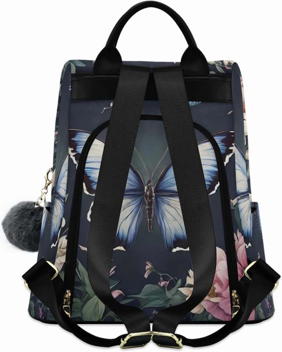 Mini Backpack Women Travel Handbag Shoulder Bag Anti Theft Backpack for women for Outing Shopping Traveling Going Out Butterfly Pattern 2