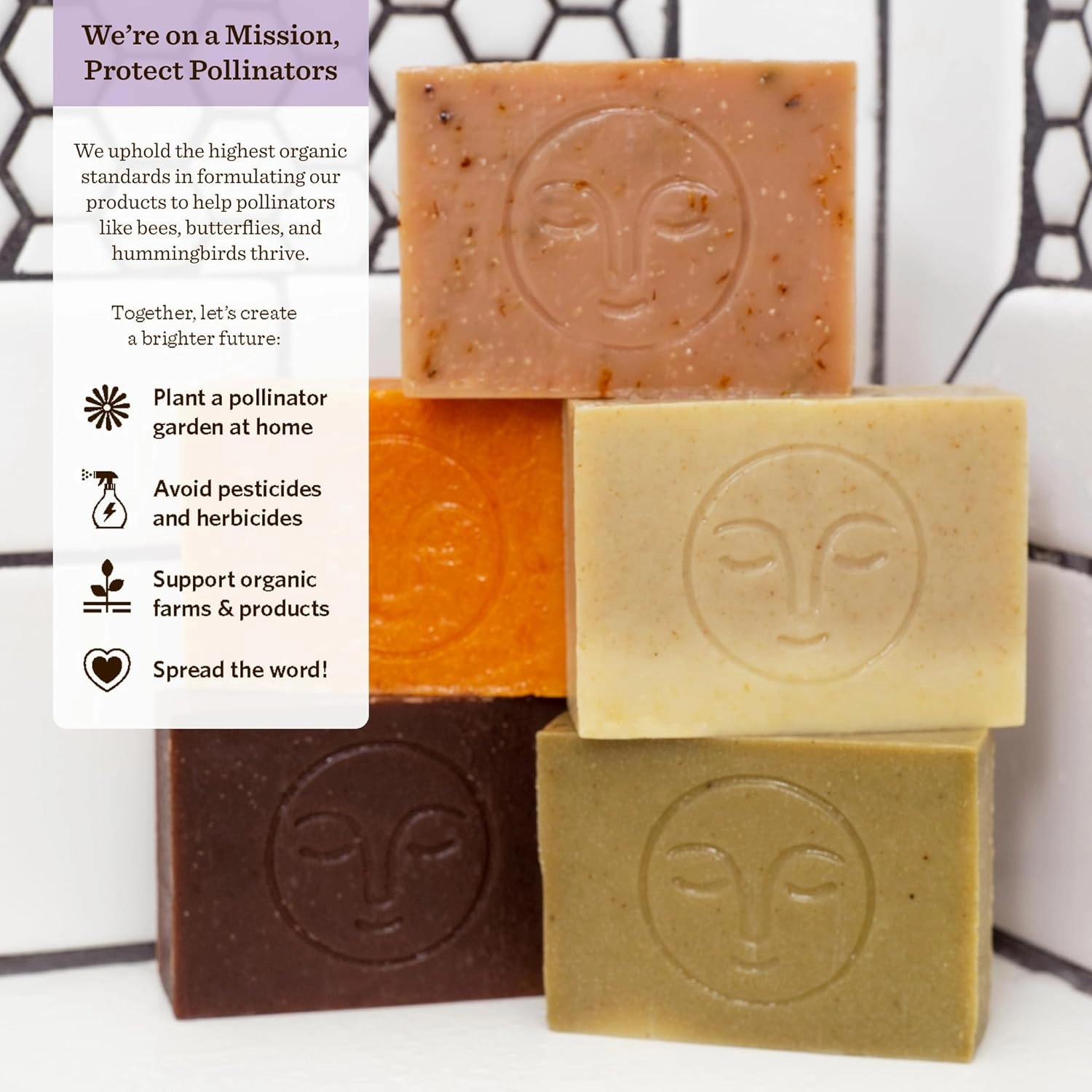 Moon Valley Organics Natural Body Wash and Face Wash Soap Bar Natural Bar Soap, Pack of 3, Lavender