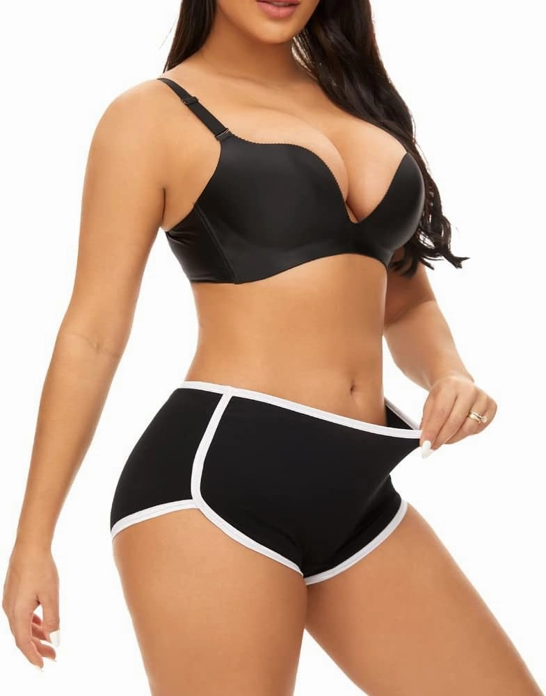 Mordlanka Women Boyshorts Underwear Cotton Panties Stretch Boxer Brief…