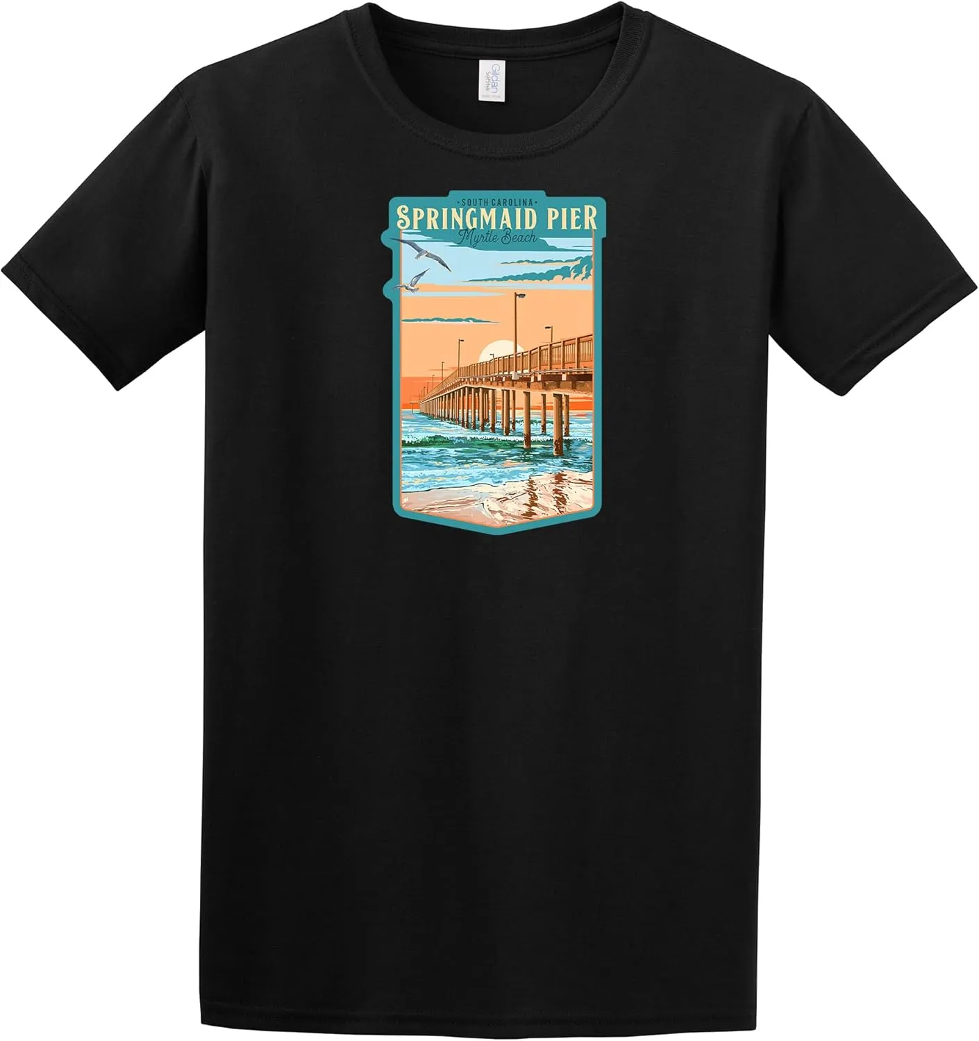 Myrtle Beach, South Carolina, Painterly, Springmaid Pier