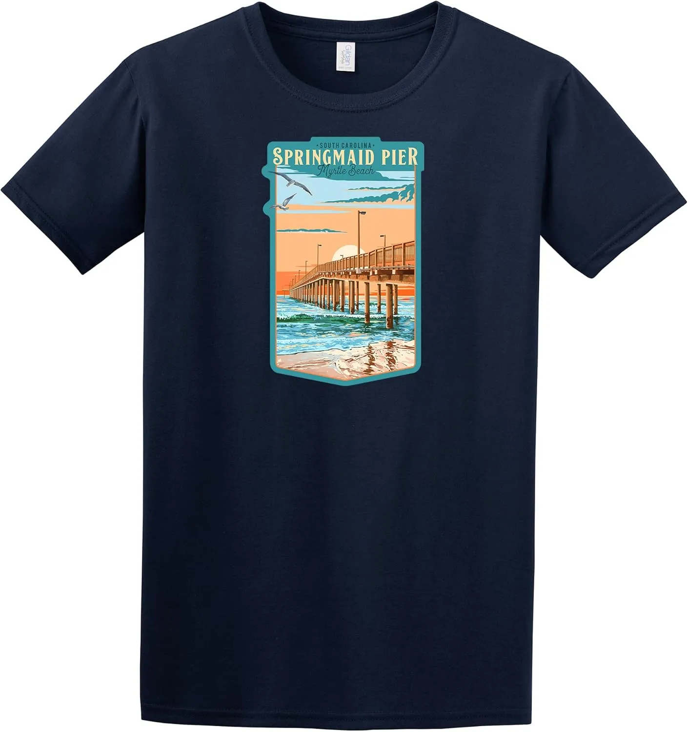 Myrtle Beach, South Carolina, Painterly, Springmaid Pier