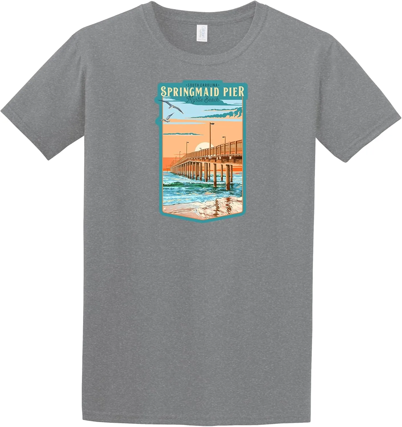 Myrtle Beach, South Carolina, Painterly, Springmaid Pier