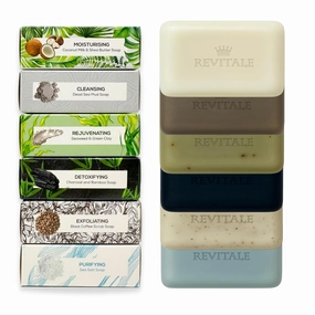 Natural Cleansing Soap Set (6 x 100g Bars)
