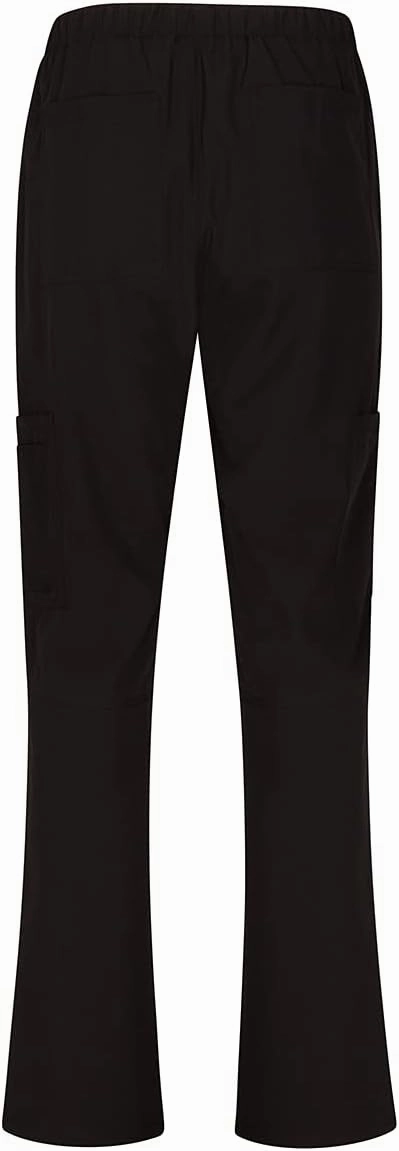 Natural Uniforms Women's Cool Stretch V-Neck Top and Cargo Pant Scrub Set with Regular and Petite Sizes