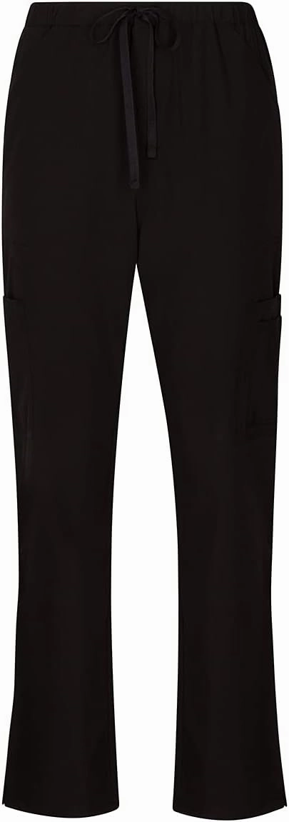 Natural Uniforms Women's Cool Stretch V-Neck Top and Cargo Pant Scrub Set with Regular and Petite Sizes