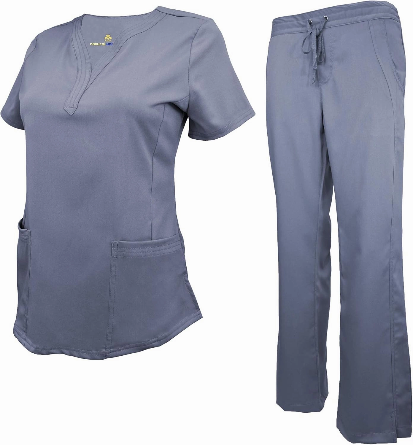 Natural Uniforms Women's Ultra Soft Y-Neck Scrub Set 8200-9200