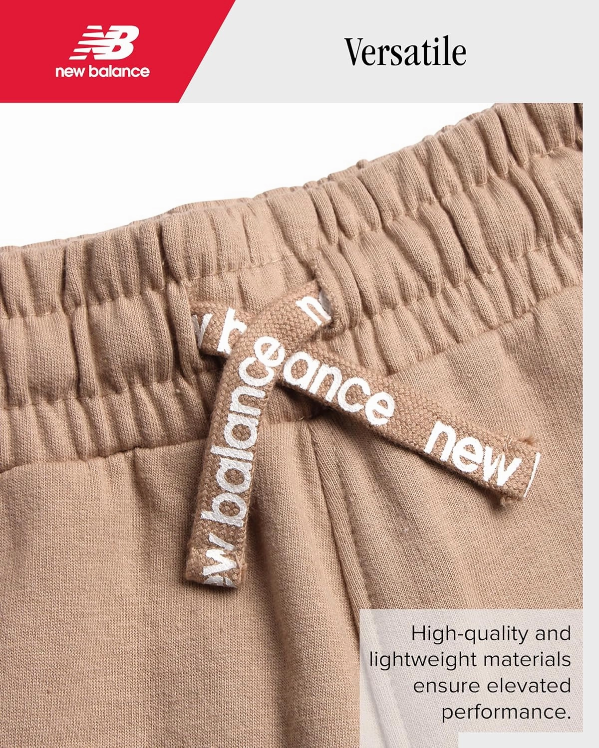 New Balance Girls' Sweatpants - Soft Cotton Blend Fleece Athletic Performance Joggers with Drawstring & Pockets (Sizes: 8-16)