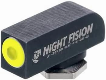Night Fision Tritium Perfect Dot Front Sight Compatible with Glock, CZ, Smith&Wesson, Taurus, Canik, Sig Sauer, Ruger, Springfield Armory, HK, Walther, 1911, FN - Color Options