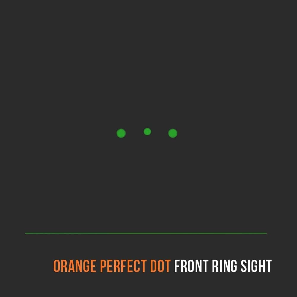 Night Fision Tritium Perfect Dot Front Sight Compatible with Glock, CZ, Smith&Wesson, Taurus, Canik, Sig Sauer, Ruger, Springfield Armory, HK, Walther, 1911, FN - Color Options