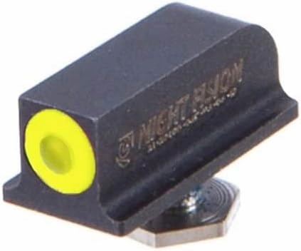 Night Fision Tritium Perfect Dot Front Sight Compatible with Glock, CZ, Smith&Wesson, Taurus, Canik, Sig Sauer, Ruger, Springfield Armory, HK, Walther, 1911, FN - Color Options