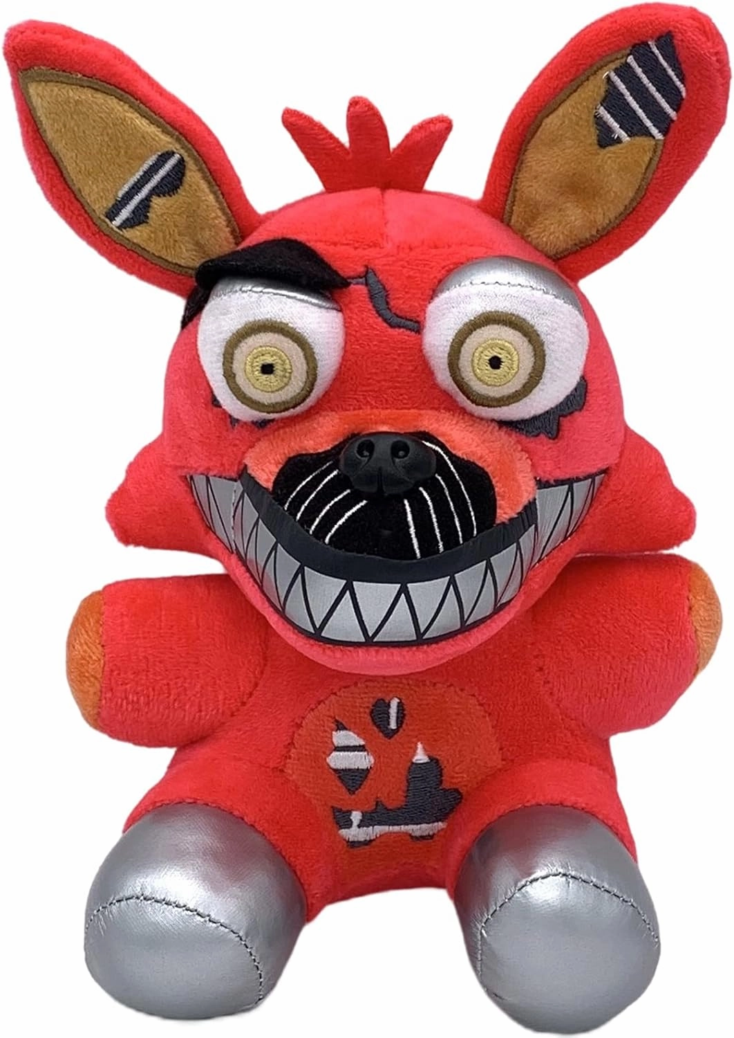 Nightmare Foxy Plush Toy 8 Inch,FNAF Plushies Doll,for Boy Girl Christmas Halloween Birthday Gift