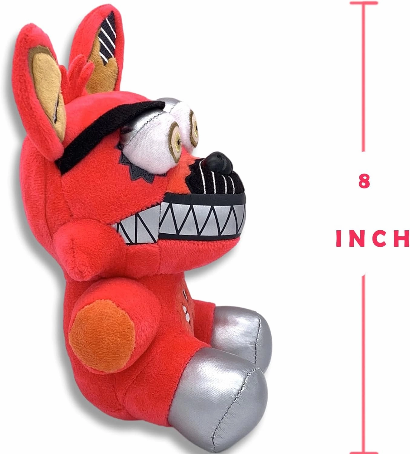 Nightmare Foxy Plush Toy 8 Inch,FNAF Plushies Doll,for Boy Girl Christmas Halloween Birthday Gift