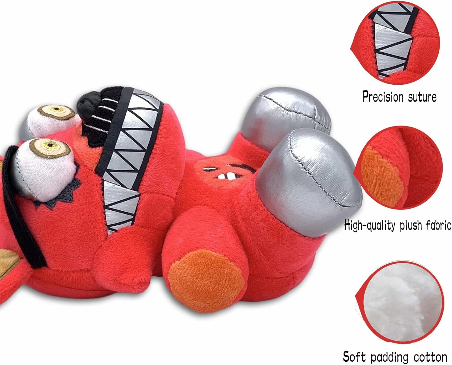 Nightmare Foxy Plush Toy 8 Inch,FNAF Plushies Doll,for Boy Girl Christmas Halloween Birthday Gift