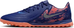 Nike Phantom GX 2 Academy Erling Haaland TF Low-Top Soccer Shoes (HV4069-400, Blue Void/Chrome) Size 8.5
