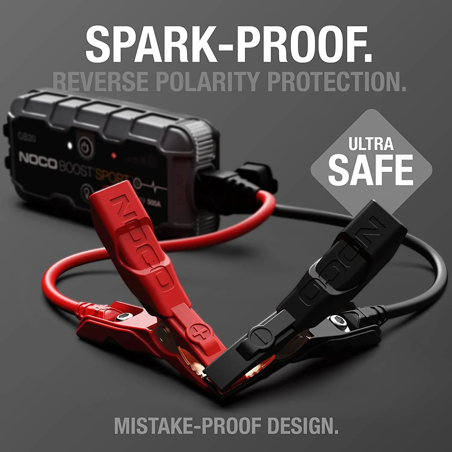 NOCO Boost Sport GB20 - 500 AMP 12 Volt - Emergency Car Booster Jump Starter