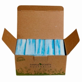 Ocean Breeze Scented Natural Soap Bars (5 Bars), 3.5oz Moisturizing French Triple Milled Soap Bars Enriched with Shea Butter - Pure Plant Oil Bath & Body