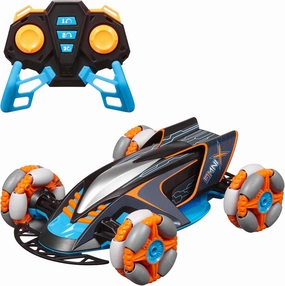 Omni X Black & Blue - RC Car Remote Controlled Car for Kids Wheel-in-Wheel Drifting Dual Motor 4 Wheel Drive