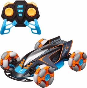 Omni X Black & Blue - RC Car Remote Controlled Car for Kids Wheel-in-Wheel Drifting Dual Motor 4 Wheel Drive