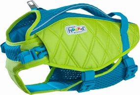 Outward Hound Standley Sport Dog Life Jacket, High-Performance Ripstop Dog Life Vest for Swimming, Boating, and Water Safety, Large, Green