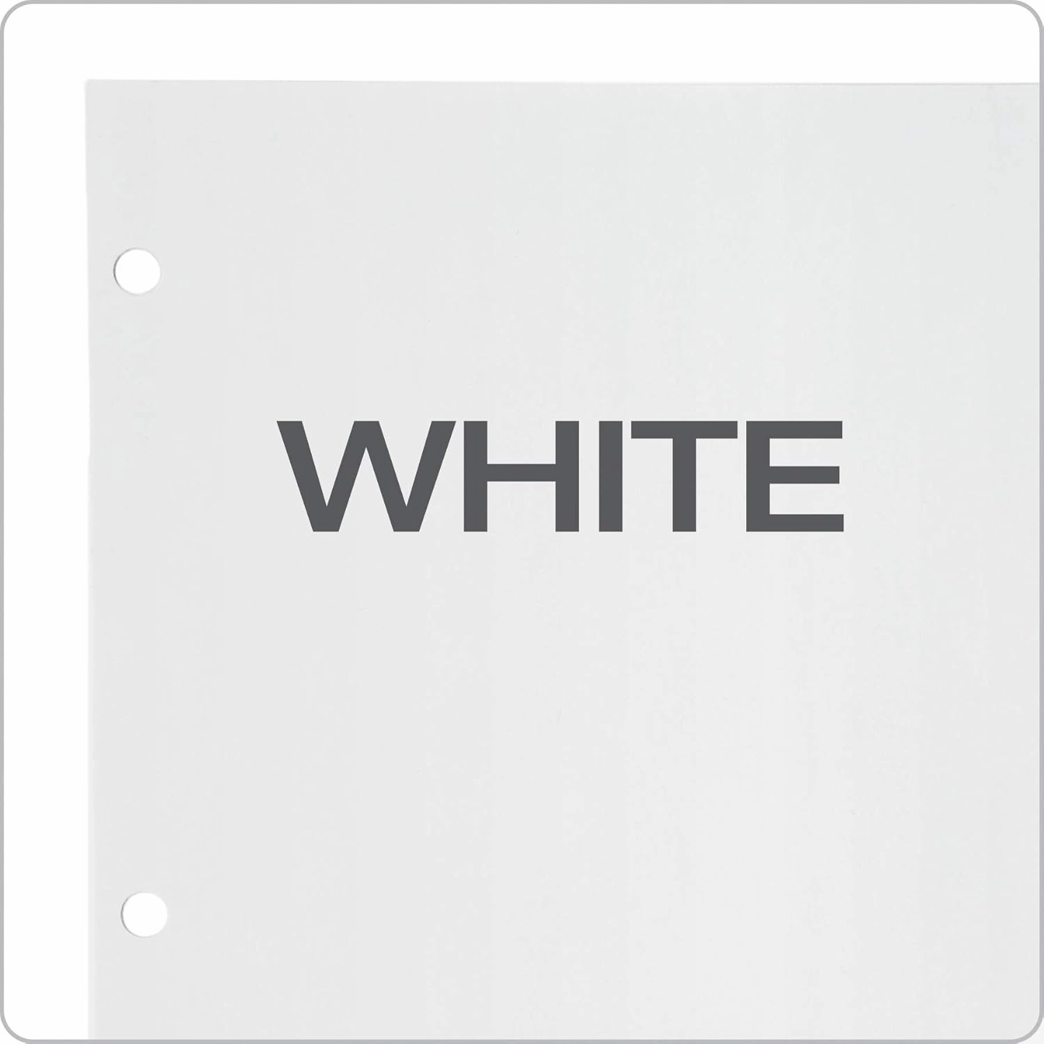 Oxford Blank Write On Binder Dividers, 1/5 Cut Tabs, 3 Hole Punch Dividers in 5 Tab Sets, 100 Dividers, 20 Sets, White (89981)