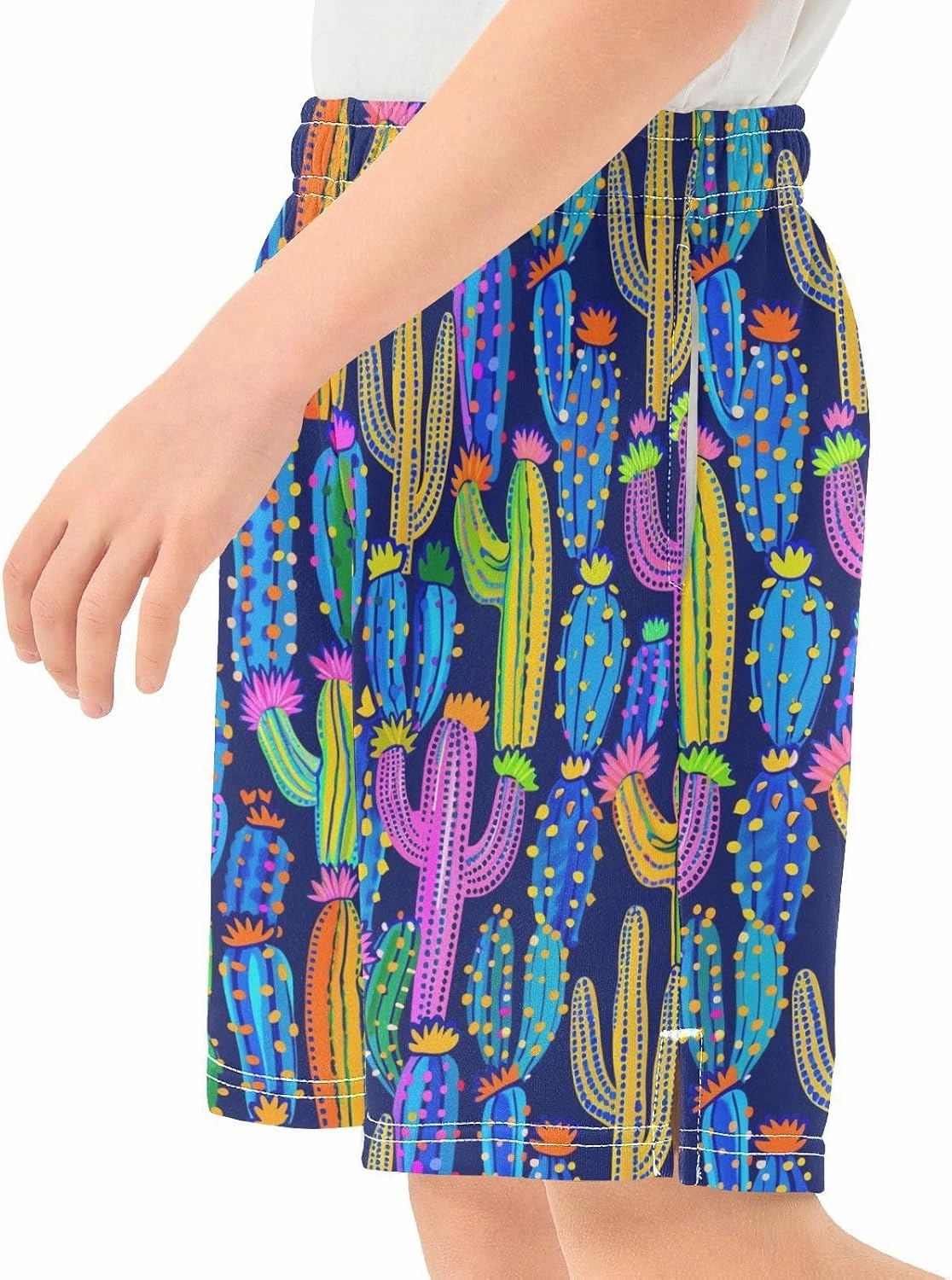 panksolu Boys Shorts Casual Athletic Shorts Elastic Waist with Pockets Teens Summer Track Shorts for Outdoor Activity 7-15Y