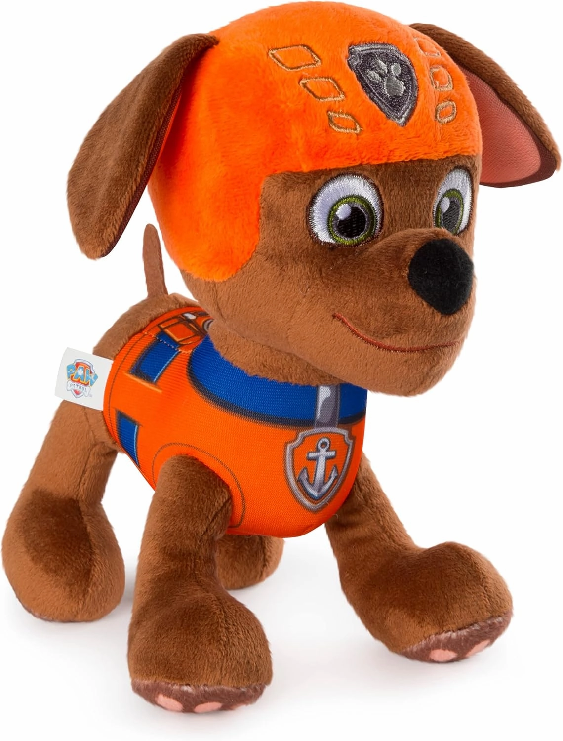 Paw Patrol – 8” Zuma Plush Toy, Standing Plush with Stitched Detailing, for Ages 3 and up