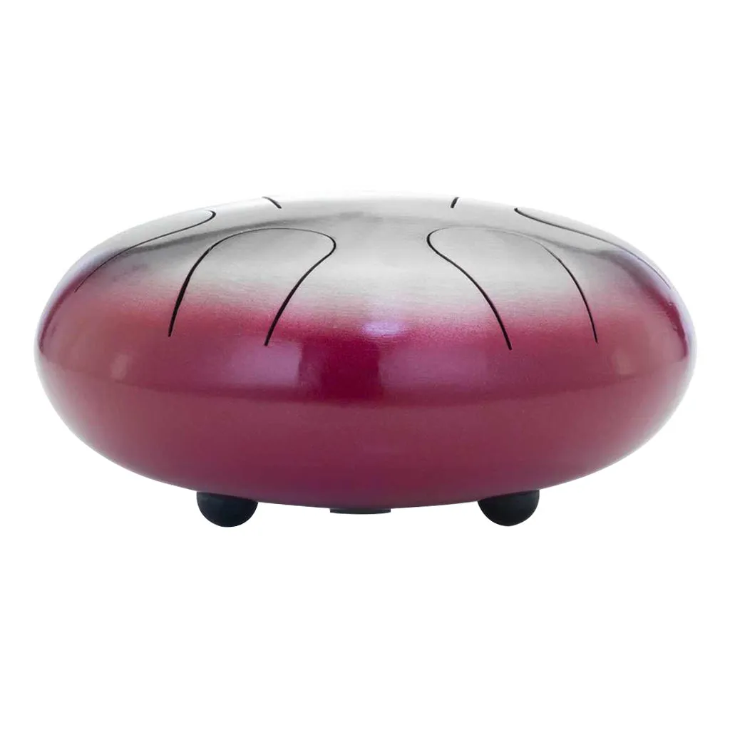 Pearl Awakening Tongue Drum C Major - Natural Crimson Burst