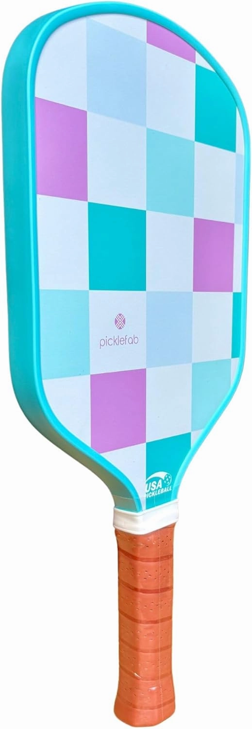 Pickleball Paddle for Women | Cute Pickleball Paddles with Textured Fiberglass Surface | Lightweight 8oz, 16mm Core, 16.5” Length | Ergonomic Grip Womens Pickleball Paddle