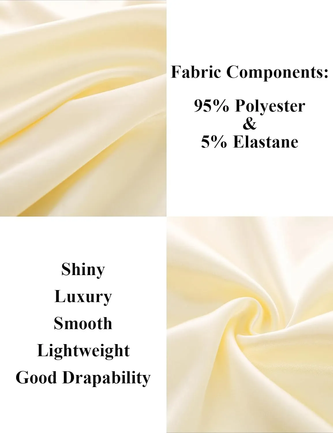 PJ PAUL JONES Men's Shiny Satin Dress Shirts Long Sleeve Button Down Silk Shirt with Bow Tie