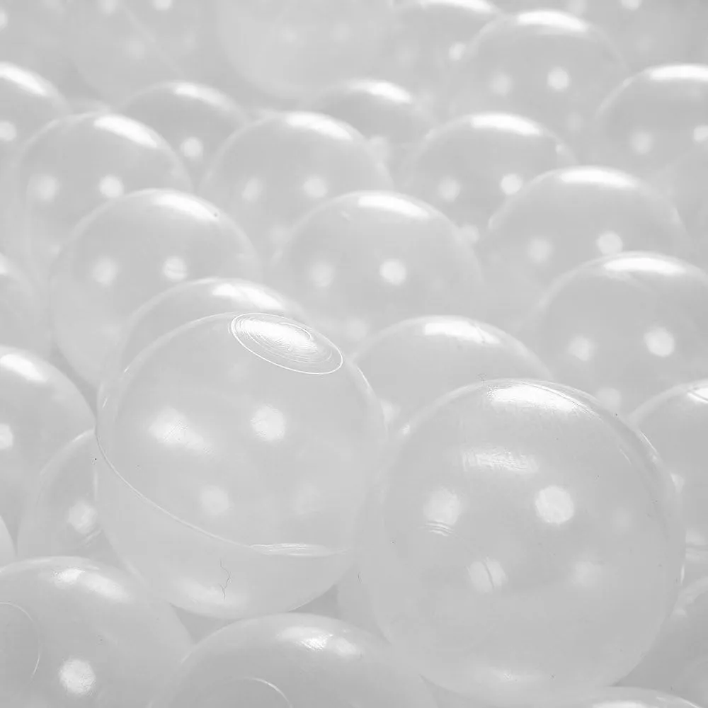 PlayMaty Colorful Pit Balls 2.1-inch Plastic Ocean Ball Crush Proof Stress Balls for Kids Pool Ball Playhouse Ball Pit Accessories