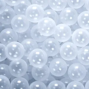 PlayMaty Colorful Pit Balls 2.1-inch Plastic Ocean Ball Crush Proof Stress Balls for Kids Pool Ball Playhouse Ball Pit Accessories