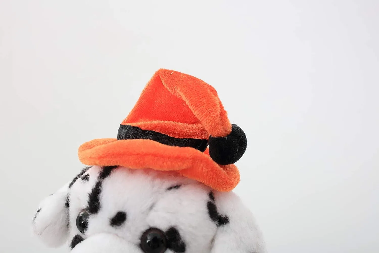 Plushland Halloween Pawpals 8 inches Puppy Dog Plush Stuffed Toy Comes with Hat and Halloween Jack O Lantern - Pumpkin for Kids on This Holiday (Dalmatian)