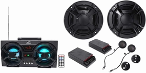 Polk Audio DB6502 6.5" 600w Component Car/ATV/Motorcycle Speakers Free Speaker !