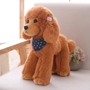 Poodle Plush Toys, Soft and Cute Poodle Plush Toys, Pillows, Cushions, The Best Gift for Your Family and Friends. 1 pc. (Yellow 12 inches)