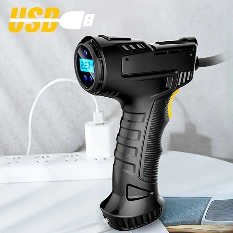 Portable Wireless Tire Inflator with LED Light