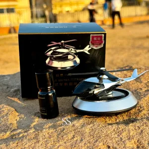 Premium Metal Solar Helicopter Car air freshener