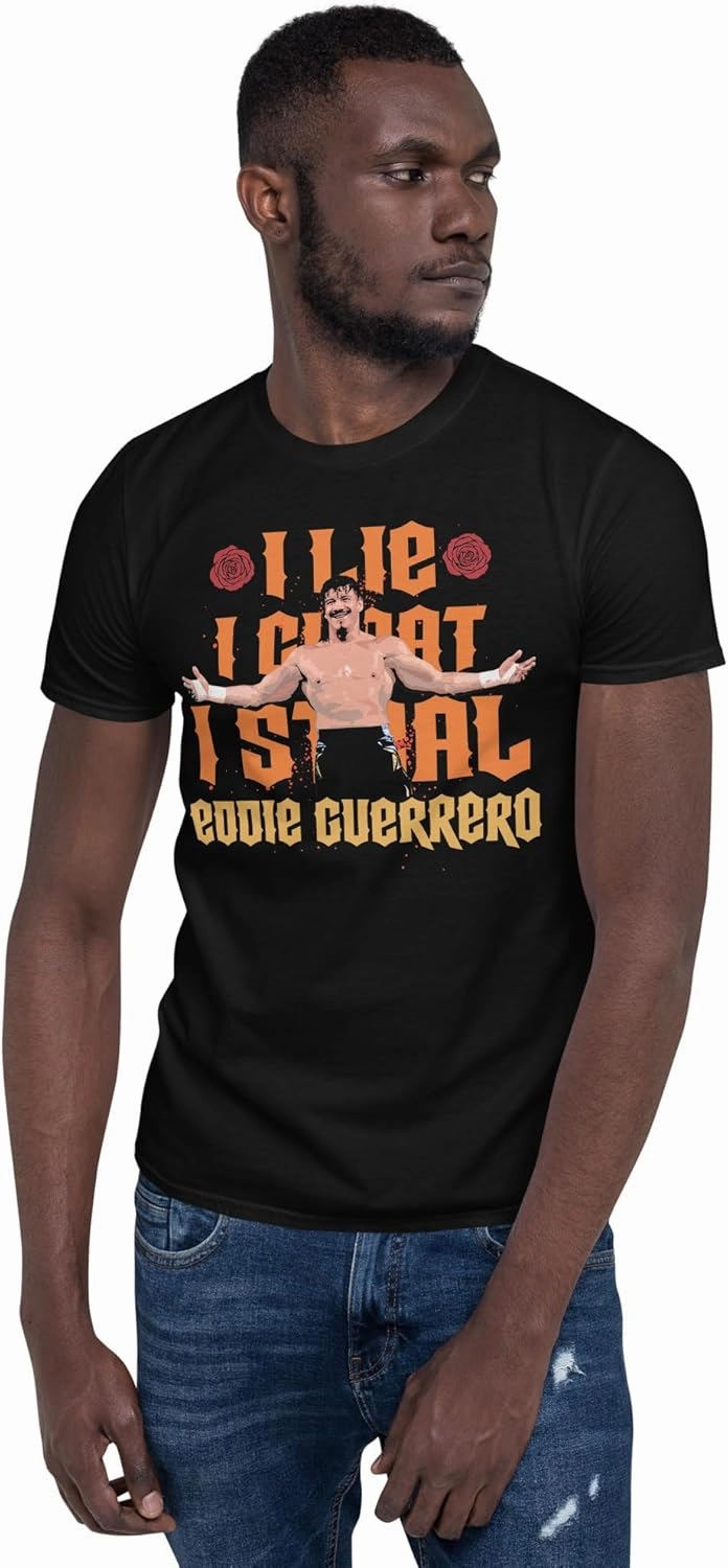Pro Wrestling Tees Eddie Guerrero - Eddie Guerrero Retro T-Shirt