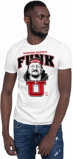 Pro Wrestling Tees Terry Funk - Funk U (White) T-Shirt